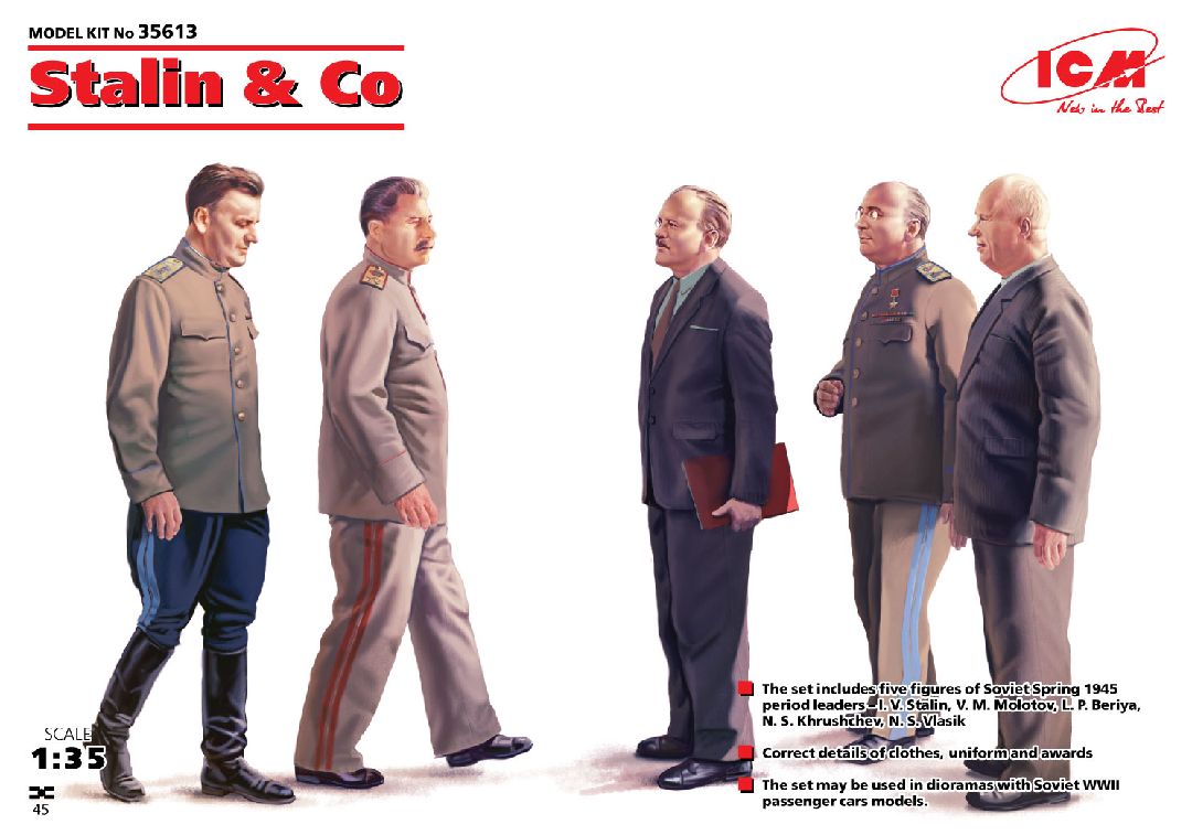 ICM 1/35 Stalin & Co (5 figures)