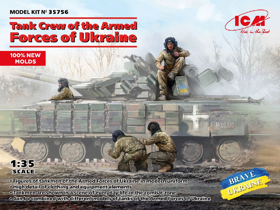 ICM 1/35 Tank Crew of the Armed Forces of Ukraine