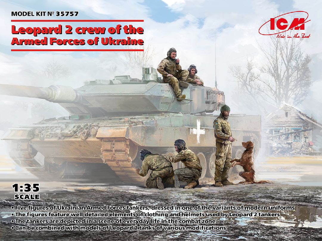 ICM 1/35 Leopard crew of the Armed Forces of Ukraine