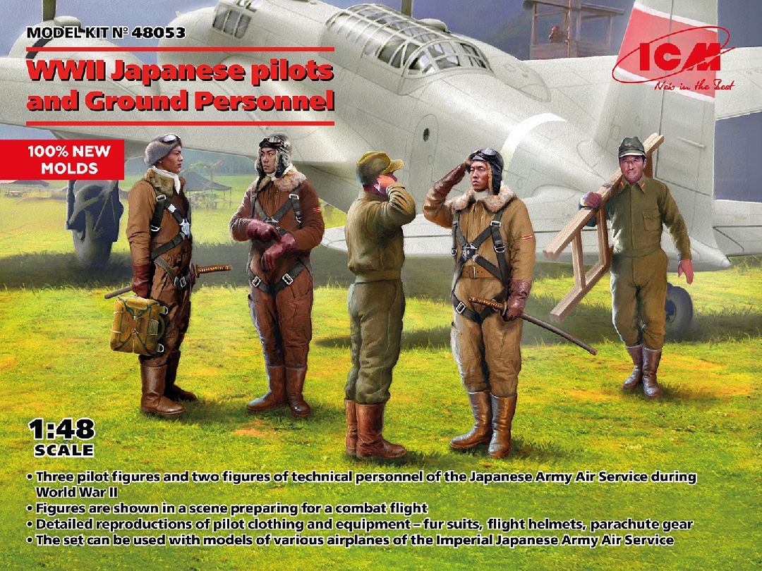 ICM 1/48 Japanese pilots and Ground Personnel WWII