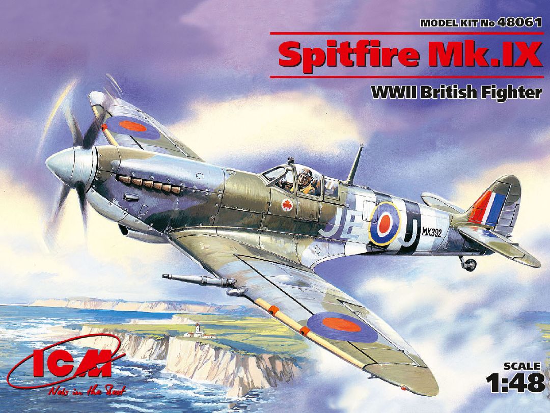 ICM 1/48 Spitfire Mk.IX, WWII British Fighter