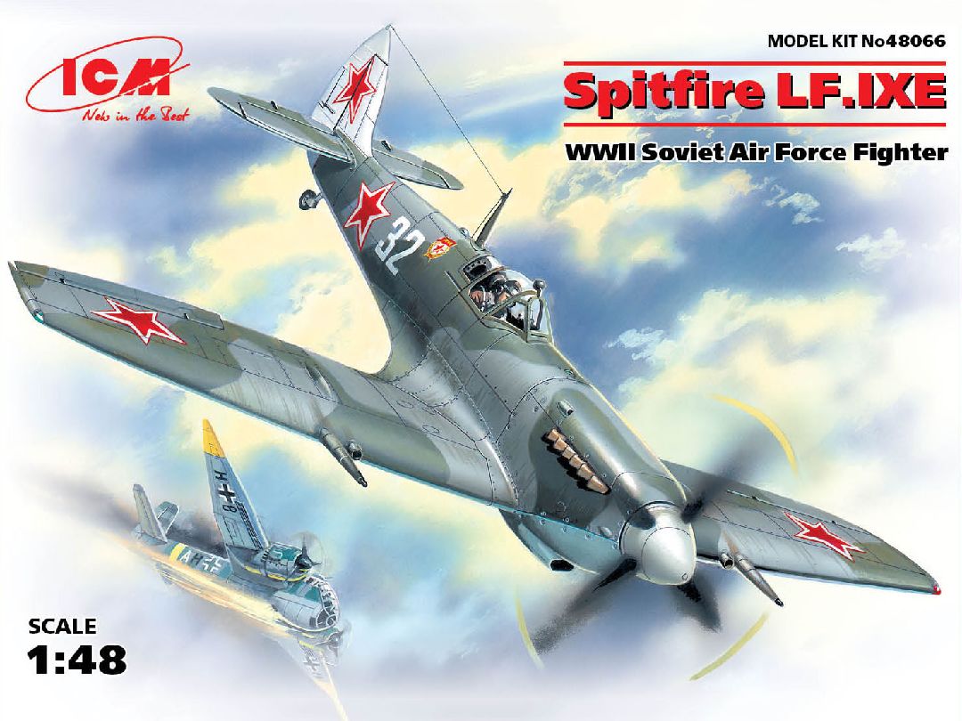 ICM 1/48 Spitfire LF.IXE, WWII Soviet Air Force Fighter