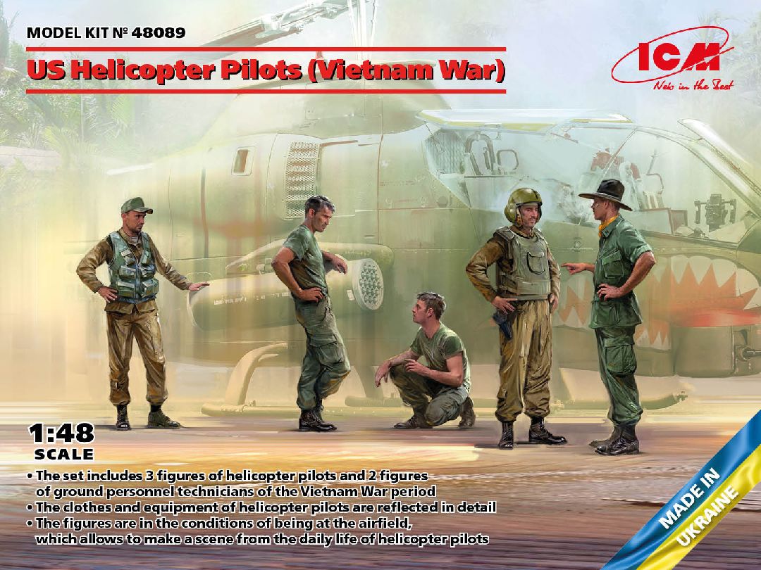 ICM 1/48 US Helicopter Pilots (Vietnam War)