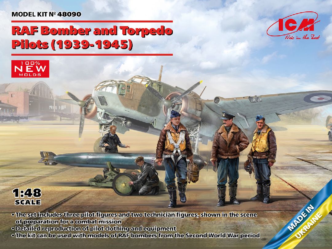 ICM 1/48 RAF Bomber and Torpedo Pilots (1939-1945)