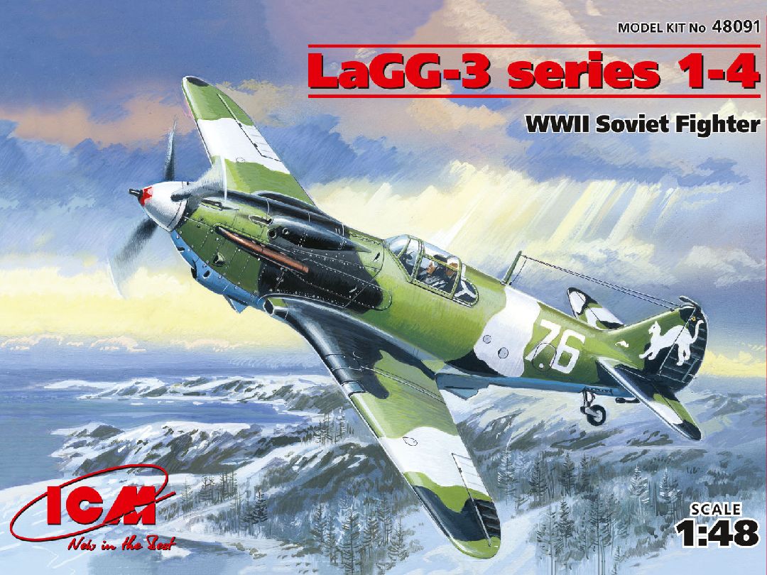 ICM 1/48 LaGG-3 series 1-4, WWII Soviet Fighter