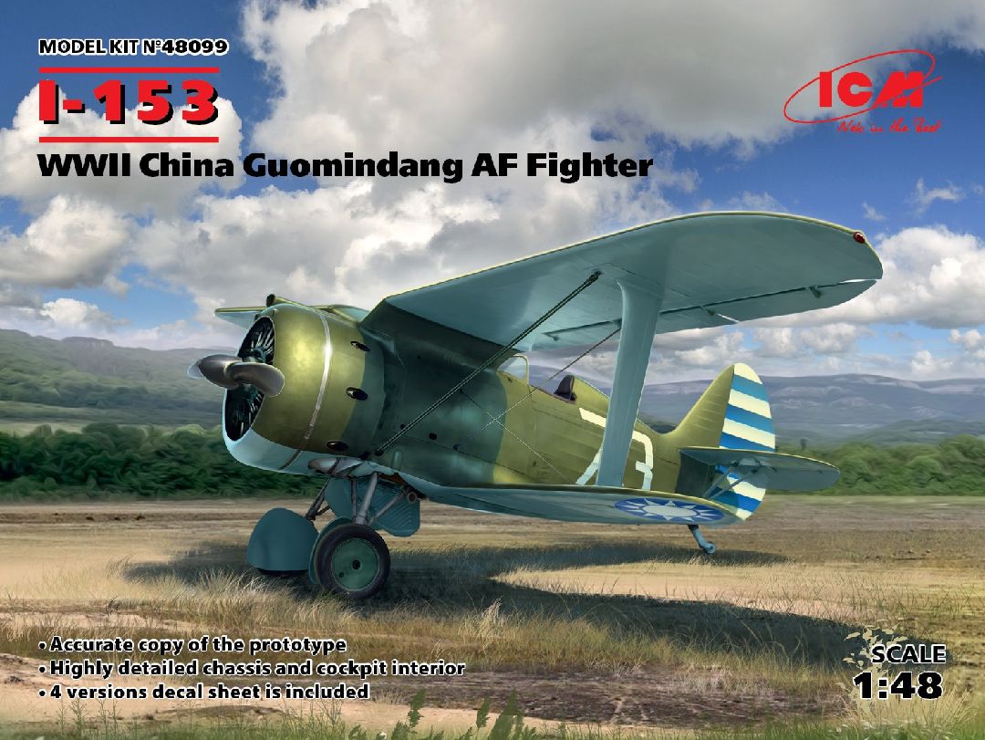 ICM 1/48 I-153, WWII China Guomindang AF Fighter