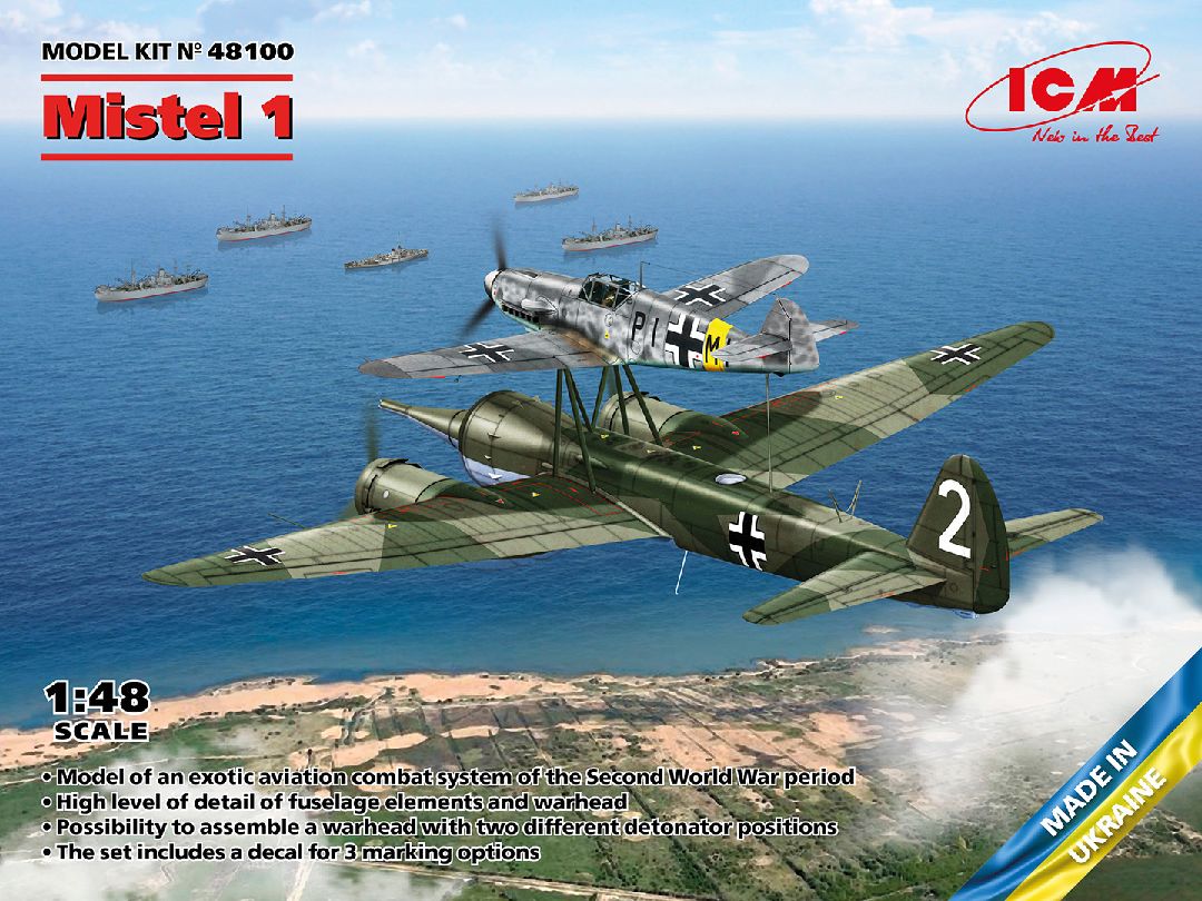 ICM 1/48 Mistel 1, WWII German Composite Aircraft