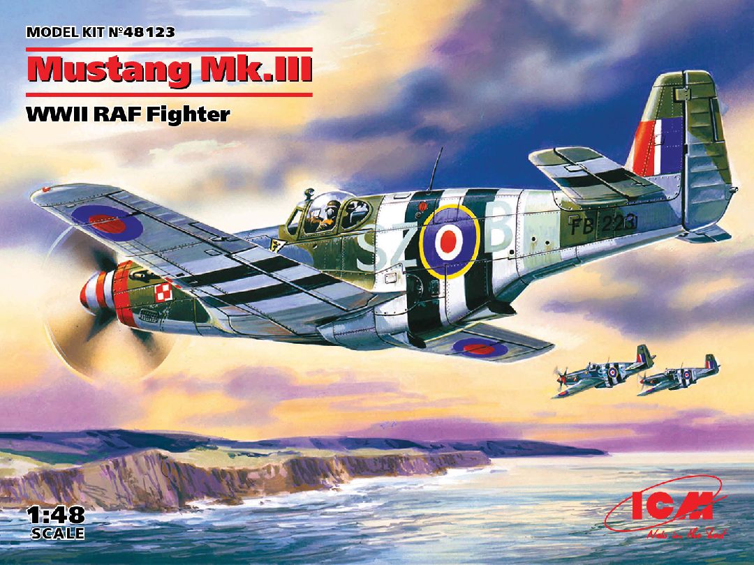 ICM 1/48 Mustang Mk.III, WWII RAF Fighter