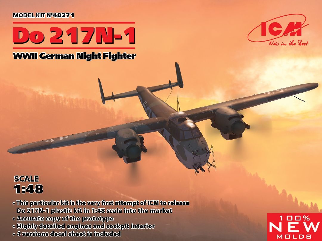 ICM 1/48 Do 217N-1, WWII German Night Fighter