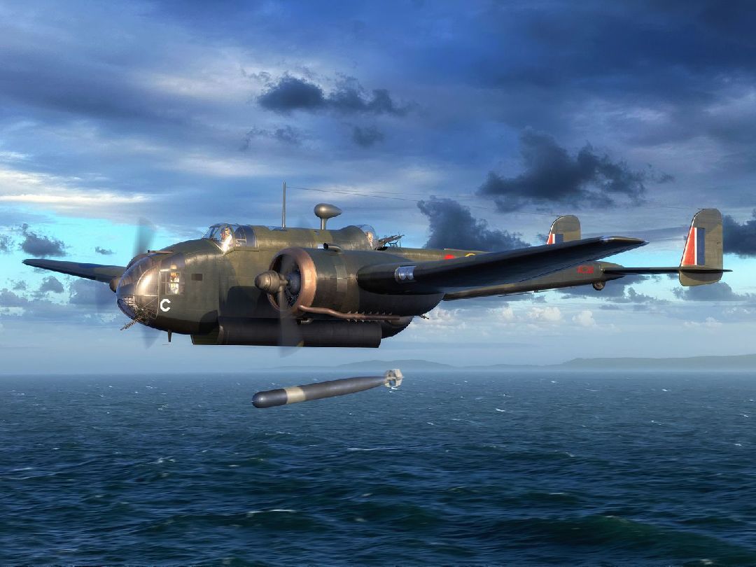 ICM 1/48 HP.52 Hampden TB.Mk.I WWII British torpedo bomber