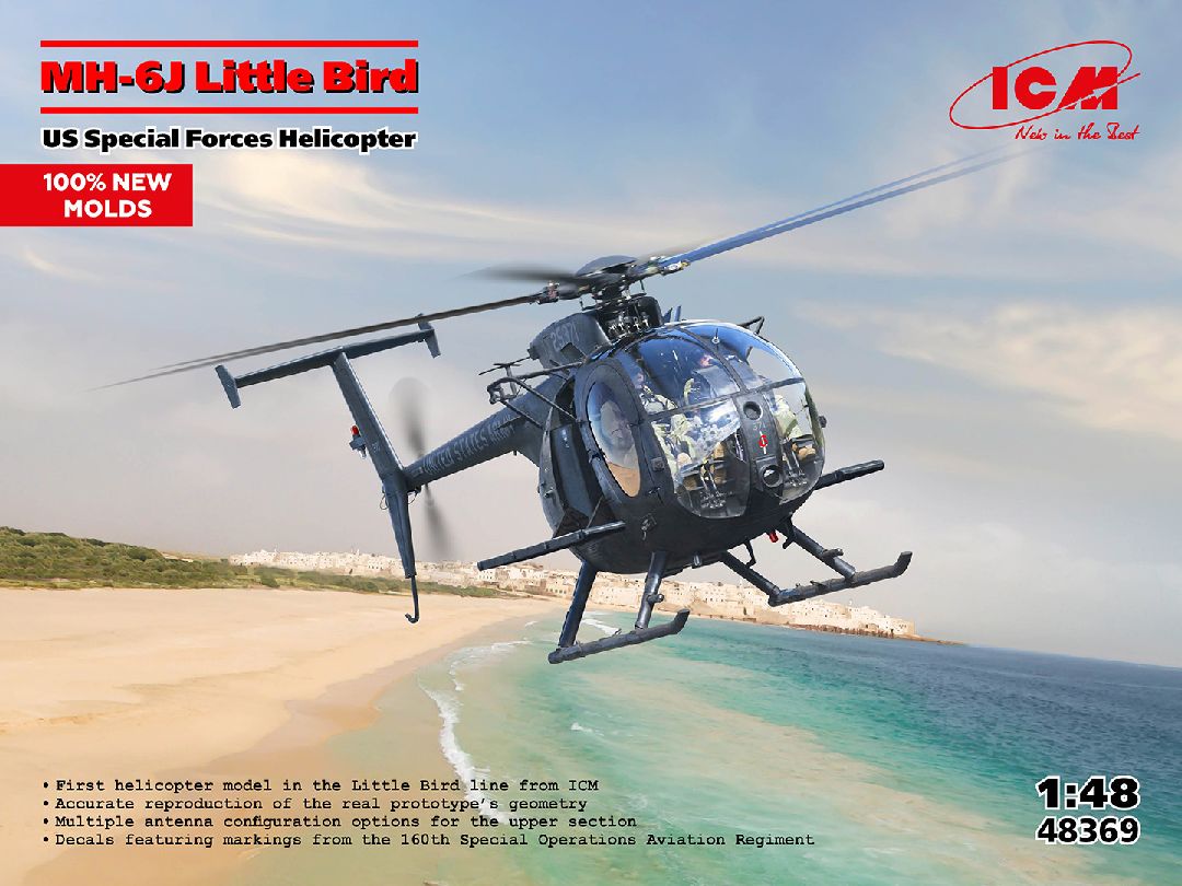 ICM 1/48 MH-6J Little Bird, US Special Forces Helicopter