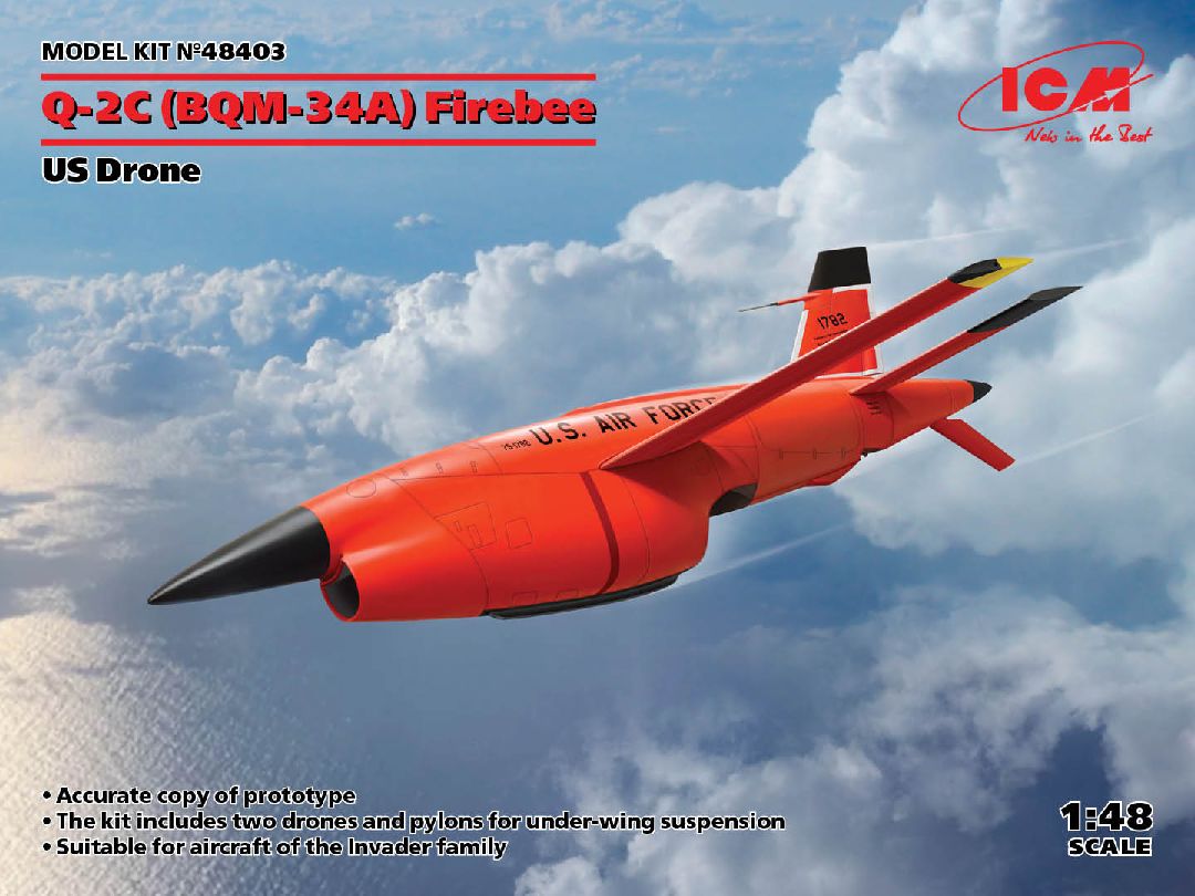 ICM 1/48 (BQM-34A) Q-2C Firebee, US Drone