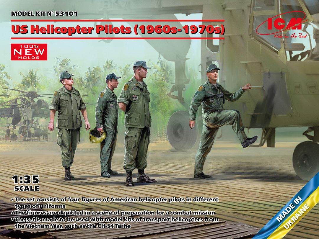 ICM 1/35 US Helicopter Pilots (1960s-1970s)
