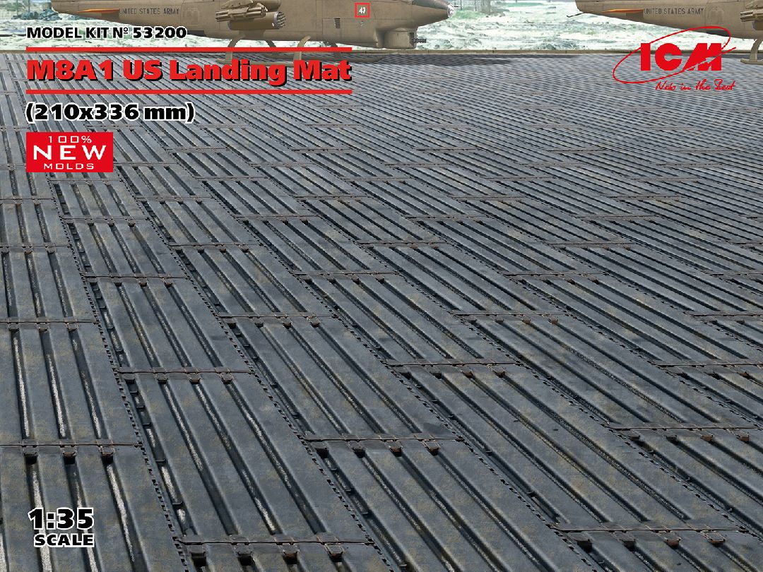 ICM 1/35 M8A1 US Landing Mat (210х336 mm)