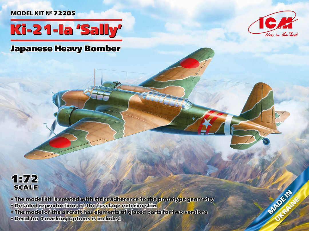 ICM 1/72 Ki-21-Ia 'Sally', Japanese Heavy Bomber