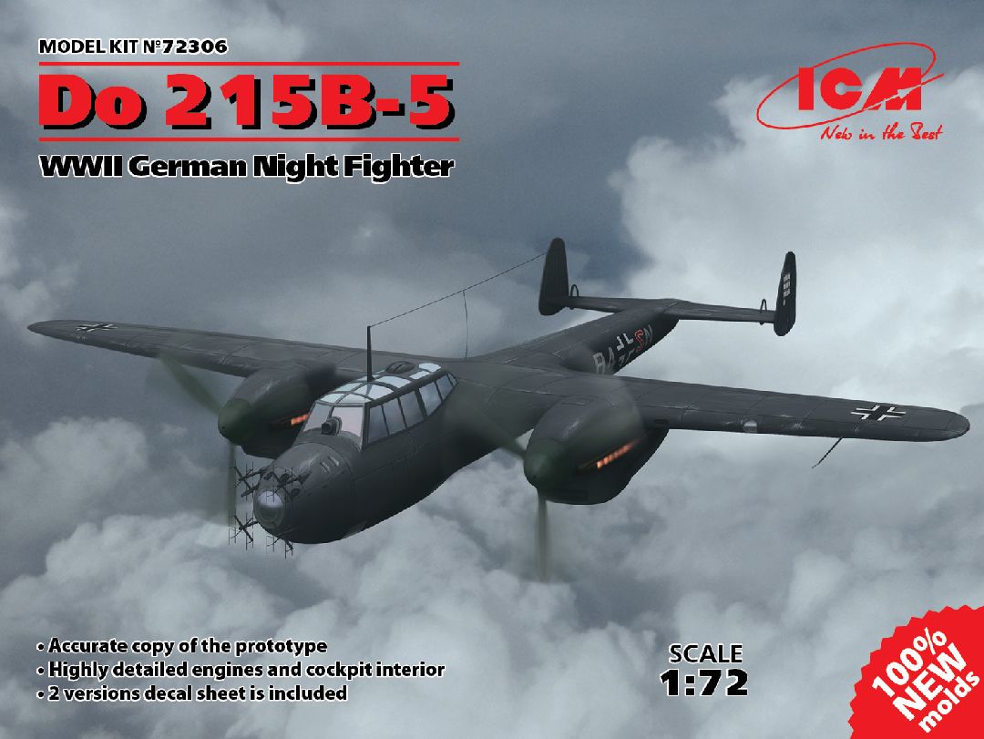 ICM 1/72 Do 215B-5, WWII German Night Fighter