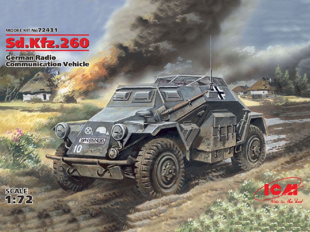 ICM 1/72 Sd.Kfz.260, German Radio Communication Vehicle
