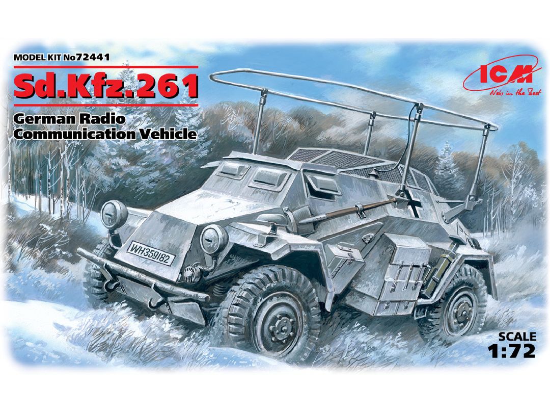 ICM 1/72 Sd.Kfz.261, German Radio Communication Vehicle