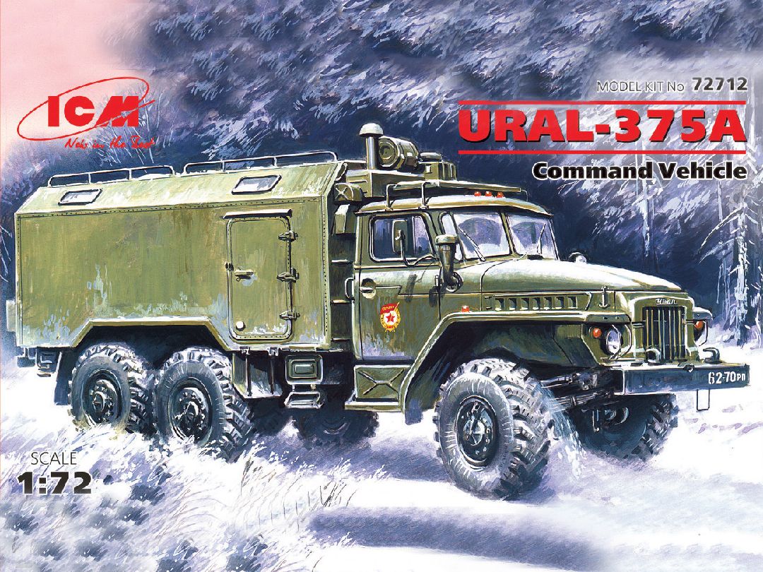 ICM 1/72 URAL-375A, Command Vehicle