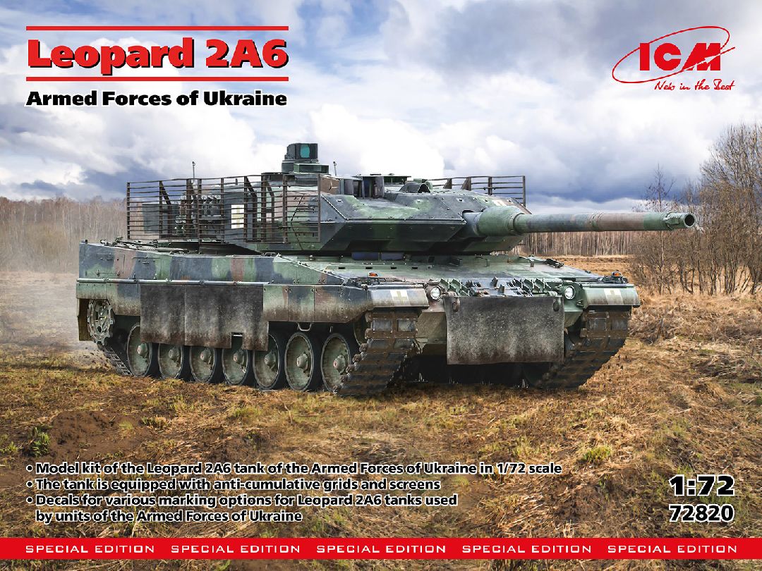 ICM 1/72 Leopard 2A6, Armed Forces of Ukraine