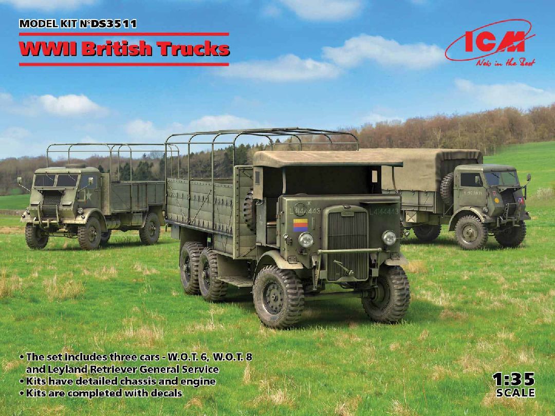 ICM 1/35 WWII British Trucks