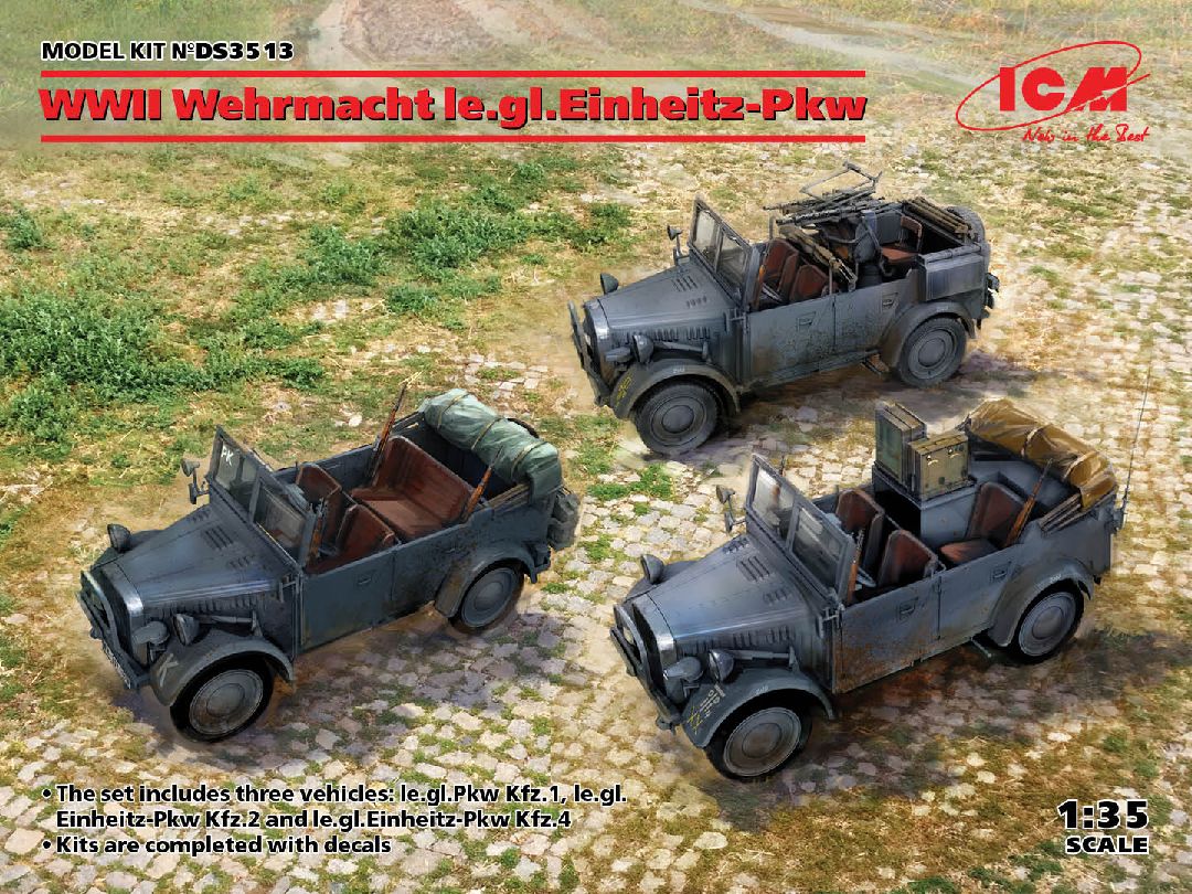ICM 1/35 WWII Wehrmacht le.gl.Einheitz-Pkw