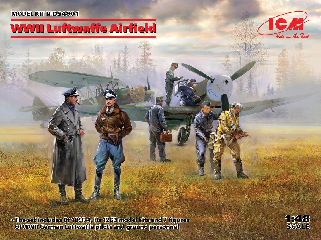 ICM 1/48 WWII Luftwaffe Airfield