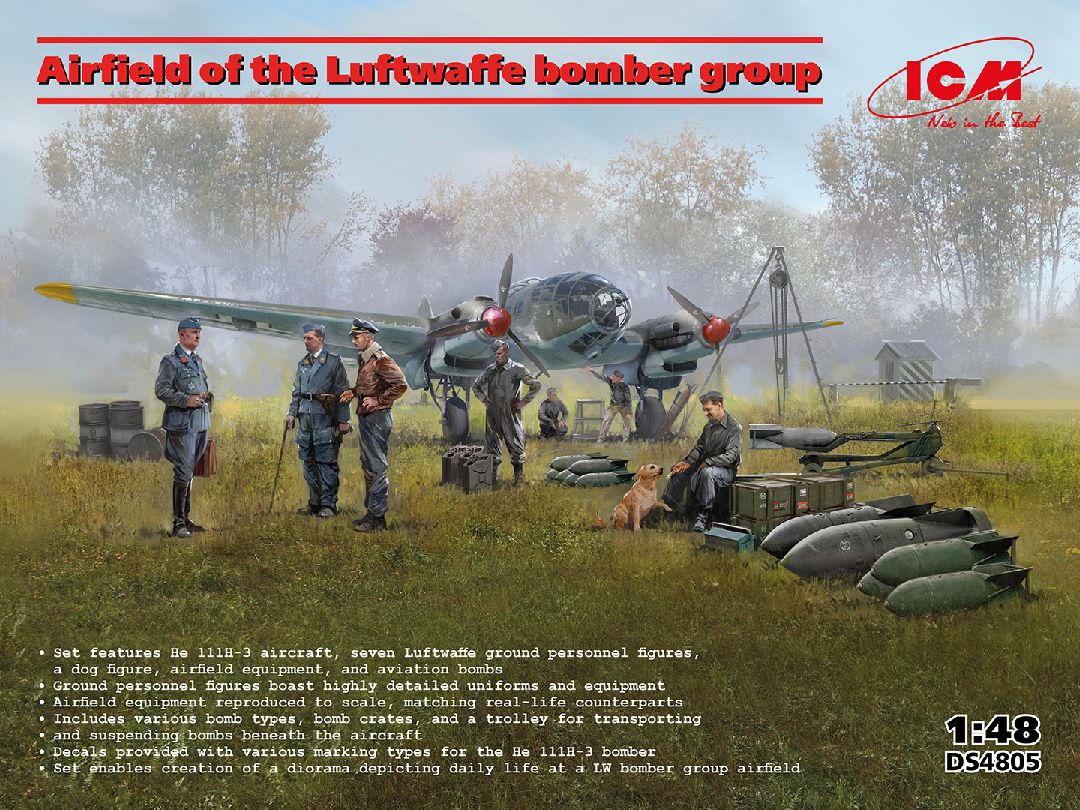 ICM 1/48 Airfield of the Luftwaffe bomber group