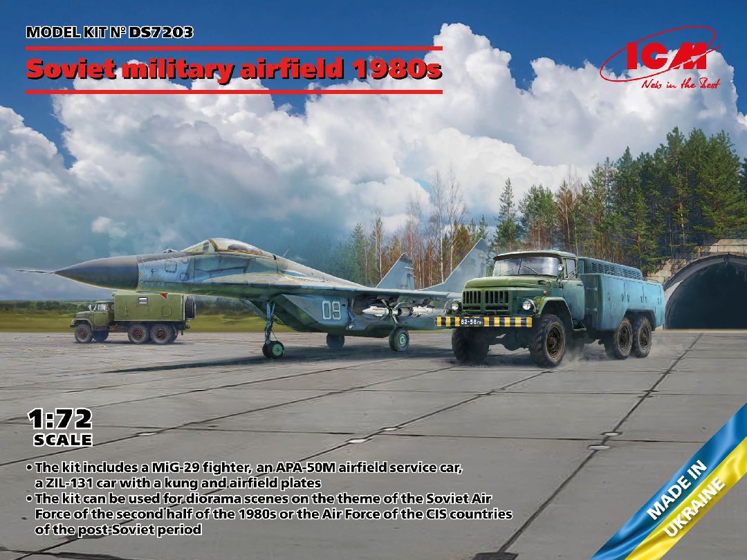 ICM 1/72 Soviet military airfield 1980s