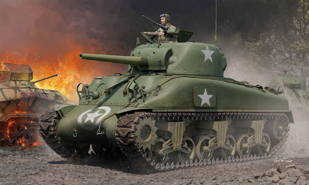 I Love Kit 1/16 M4A1 Medium Tank - Late - Click Image to Close