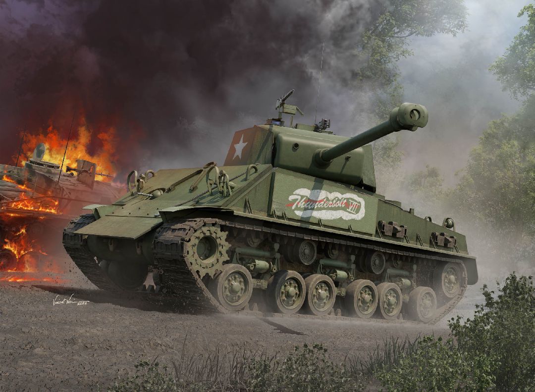 I Love Kit 1/16 M4A3E8 Thunder VII Medium Tank