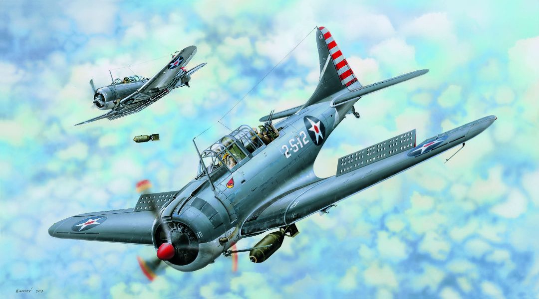 I Love Kit 1/18 SBD-3/4 Dauntless - Click Image to Close