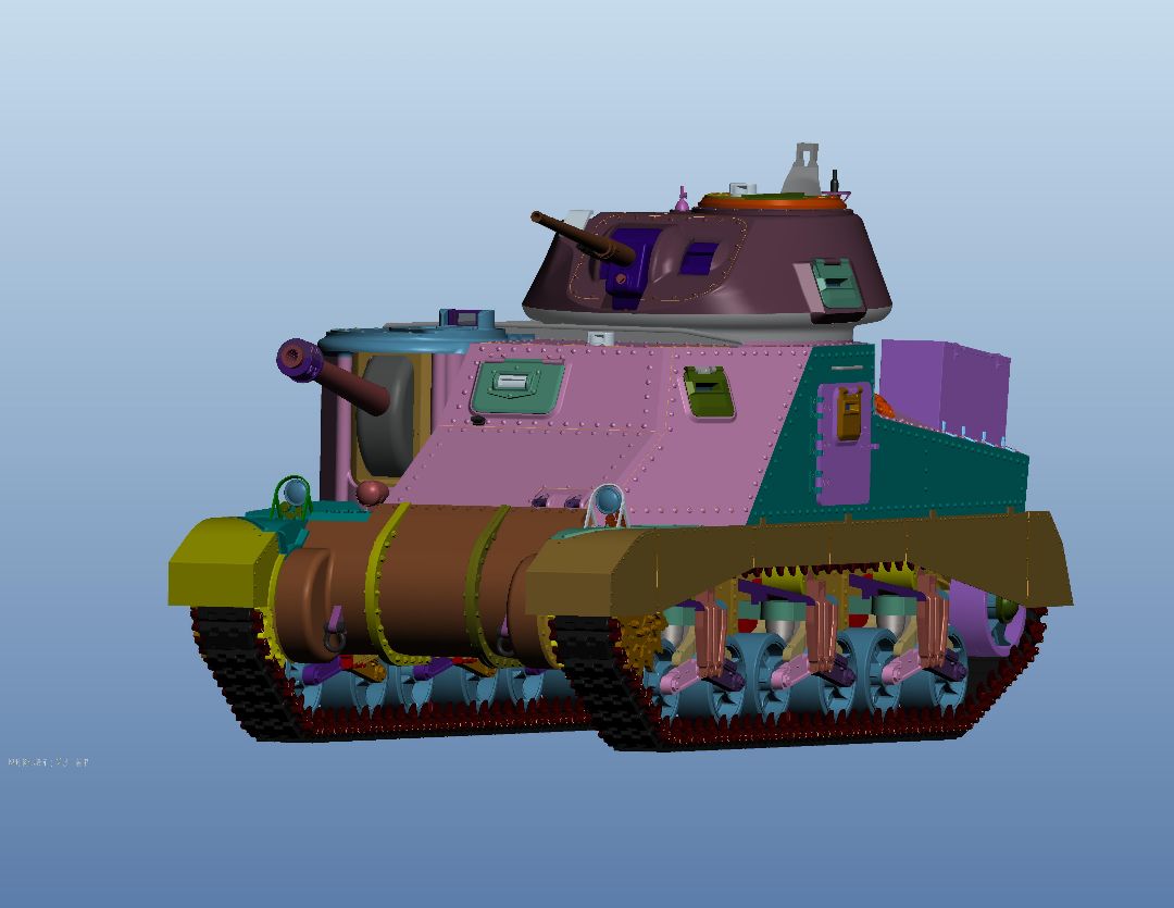 I Love Kit M3 Grant Medium Tank 1/35 scale