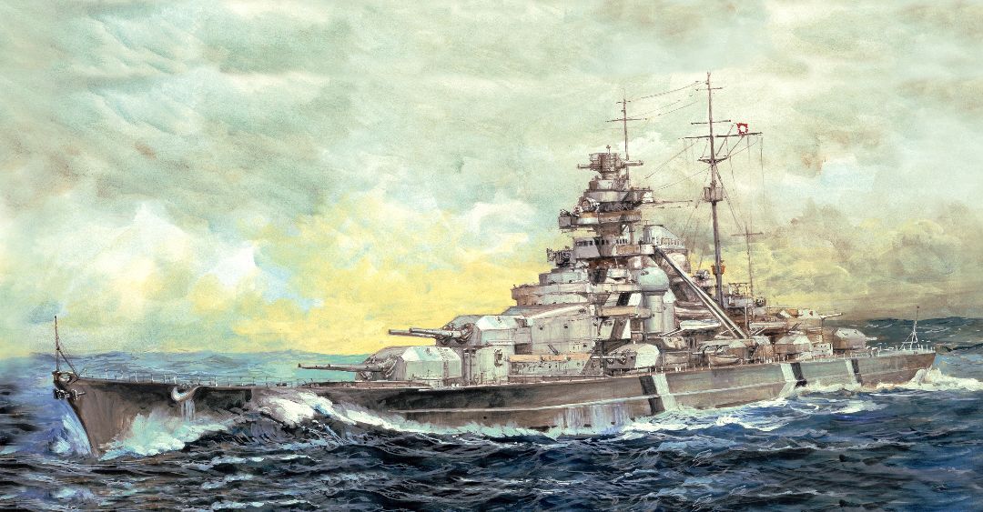 I Love Kit 1/700 Top Grade German Bismarck Battleship