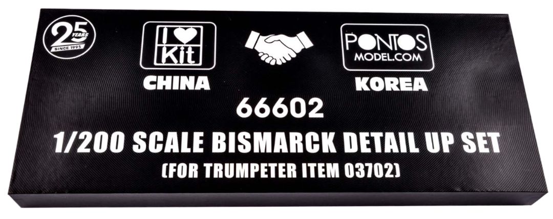 I Love Kit 1/200 Bismarck Detail set for TRU03702 - Click Image to Close