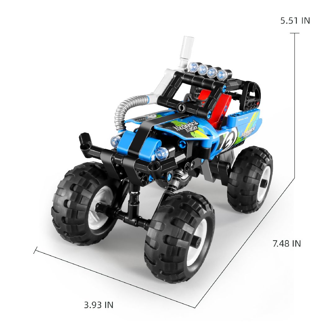 iM.Master Pull Back Off-Road Vehicle - Blue - 193 pcs