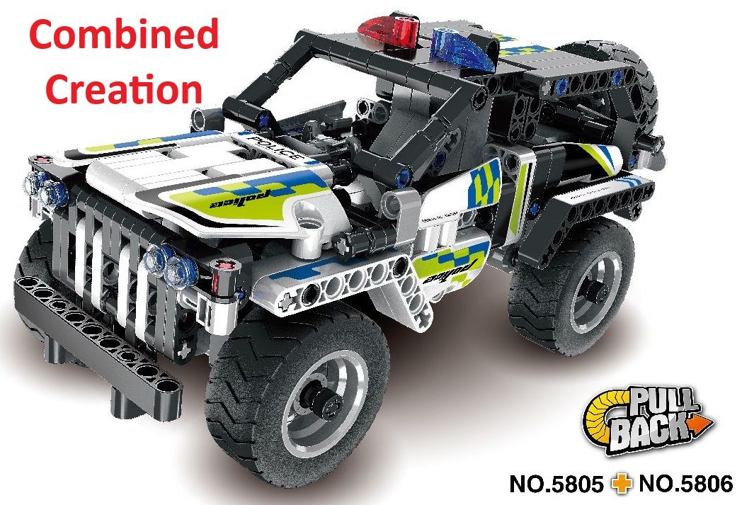 iM.Master Pull Back Police Car - 199 pcs