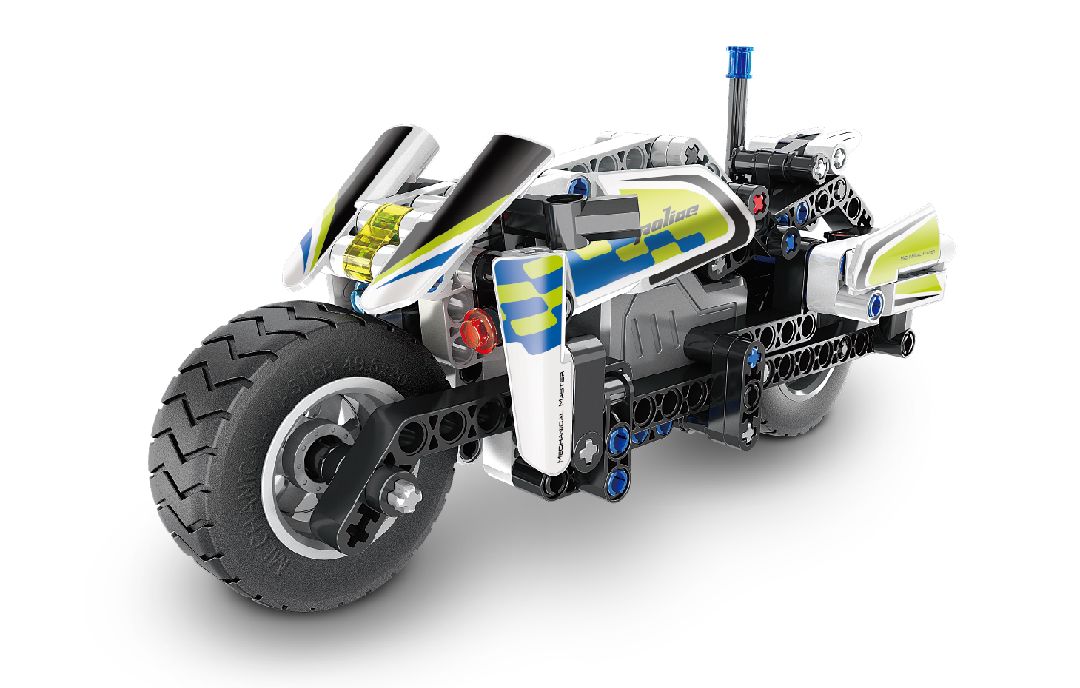 iM.Master Pull Back Police Motorcycle - 193 pcs