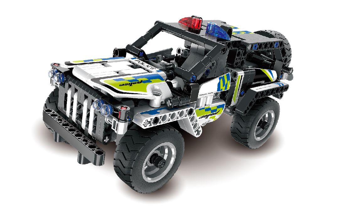 iM.Master Pull Back Police Motorcycle - 193 pcs
