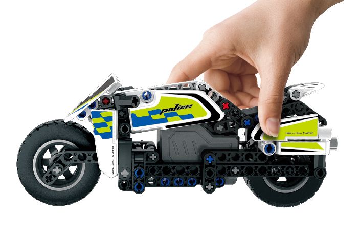 iM.Master Pull Back Police Motorcycle - 193 pcs