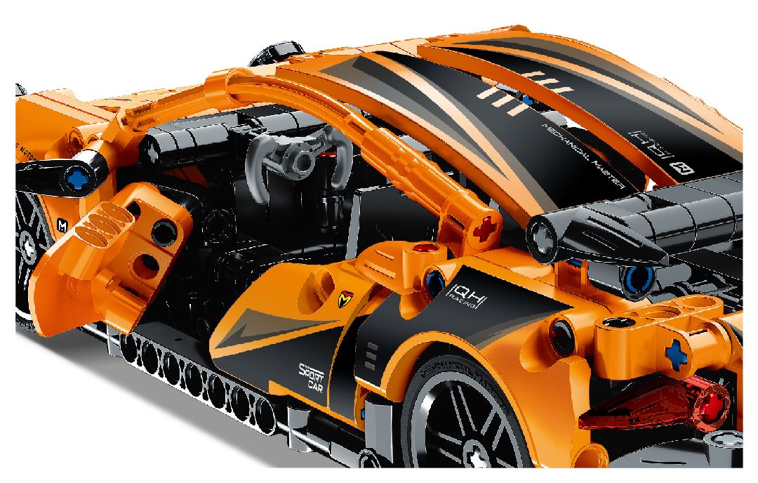 iM.Master Pull back - Super Car, Orange - 490 pcs
