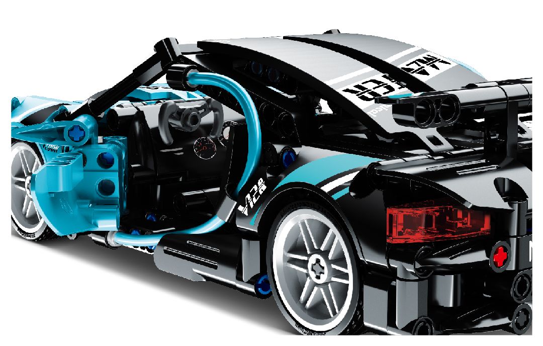iM.Master Pull back - Super Car, Blue - 422 pcs