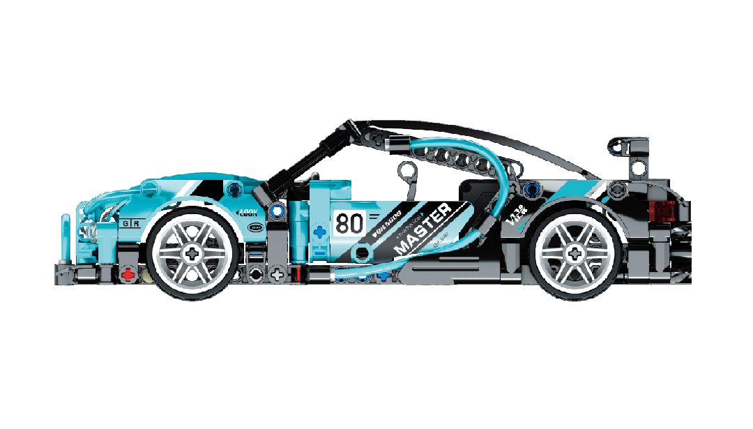 iM.Master Pull back - Super Car, Blue - 422 pcs