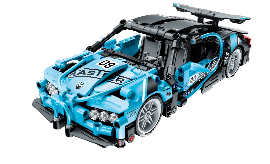 iM.Master Pull back - Super Car, Blue - 422 pcs