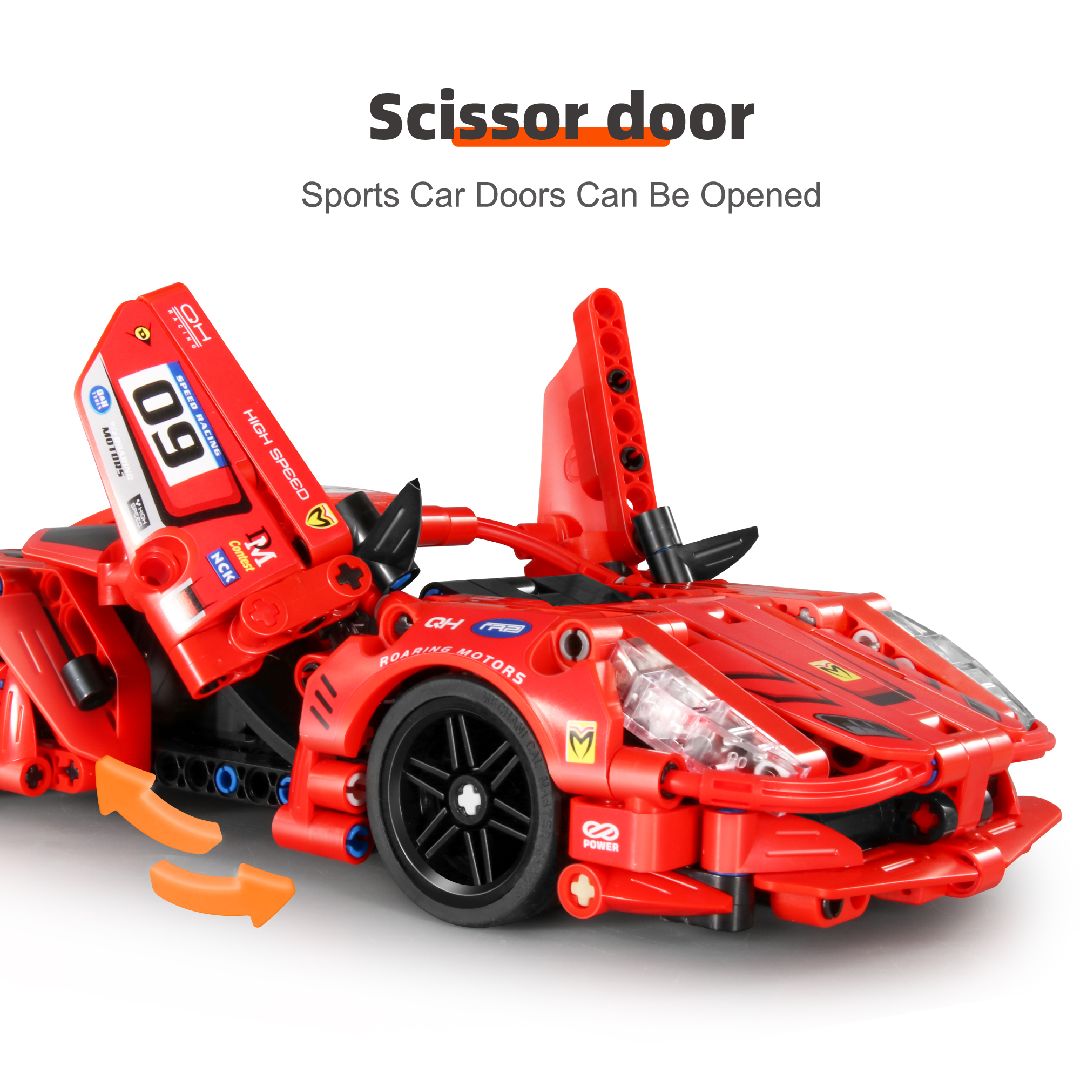 iM.Master Pull back - Super Car, Red - 437 pcs