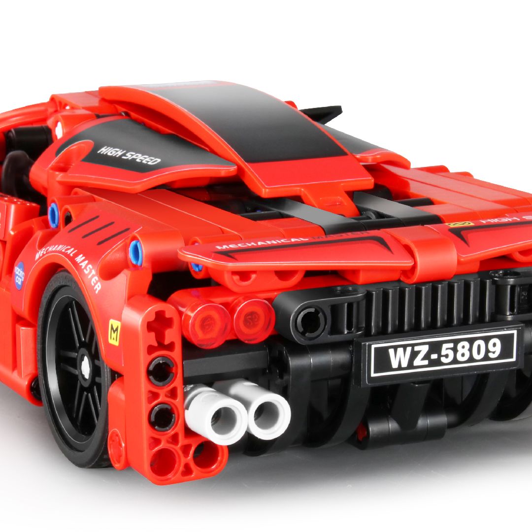 iM.Master Pull back - Super Car, Red - 437 pcs