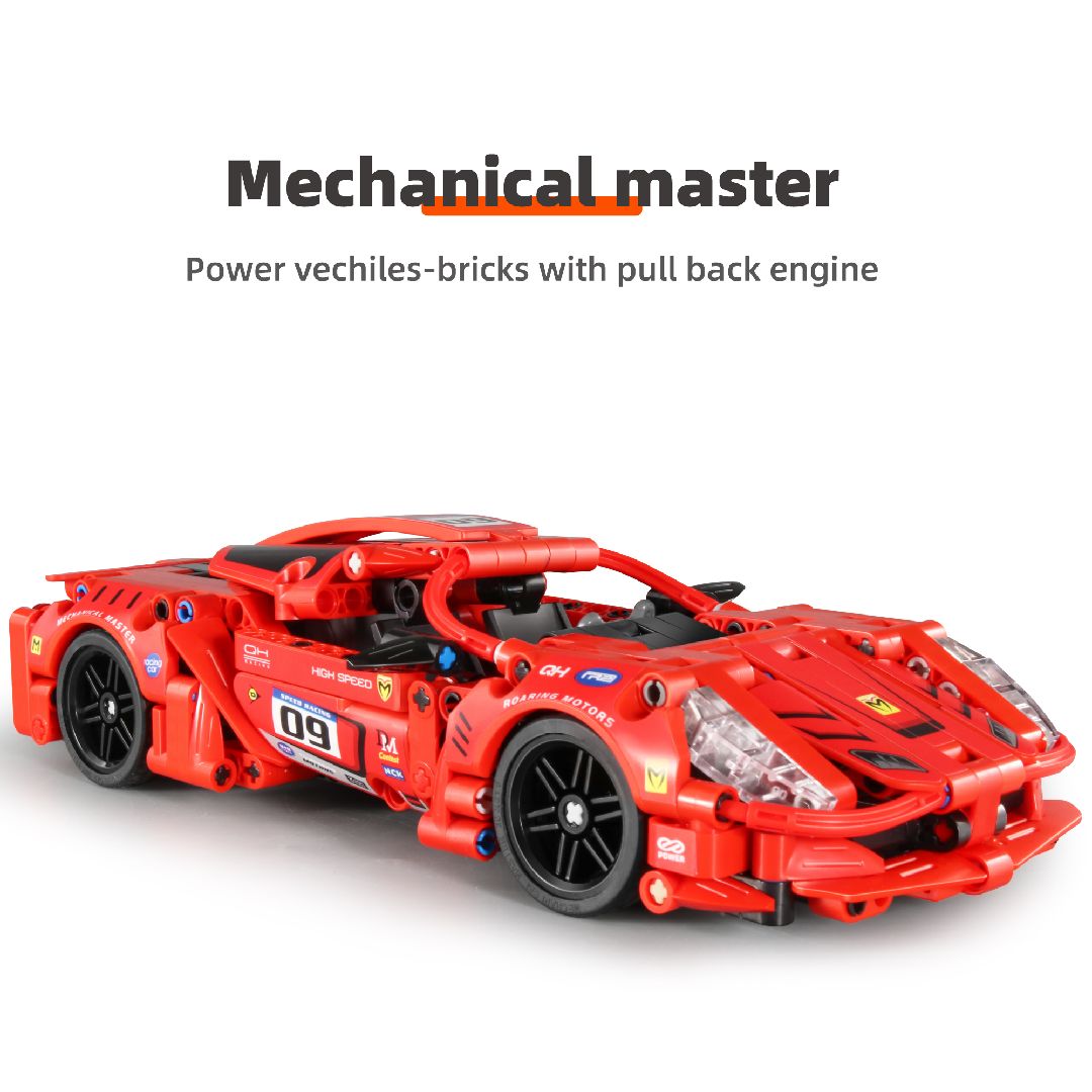 iM.Master Pull back - Super Car, Red - 437 pcs