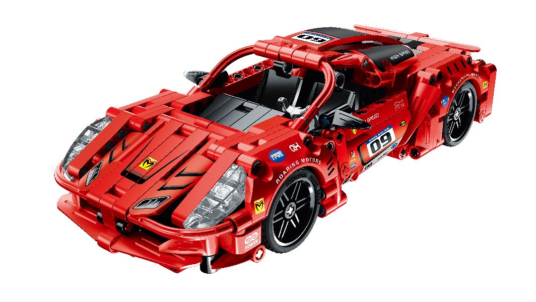 iM.Master Pull back - Super Car, Red - 437 pcs