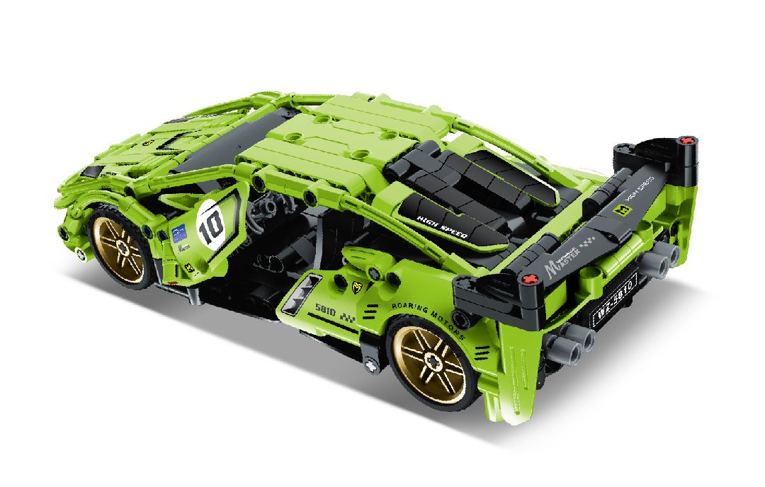 iM.Master Pull back - Super Car, Green - 457 pcs