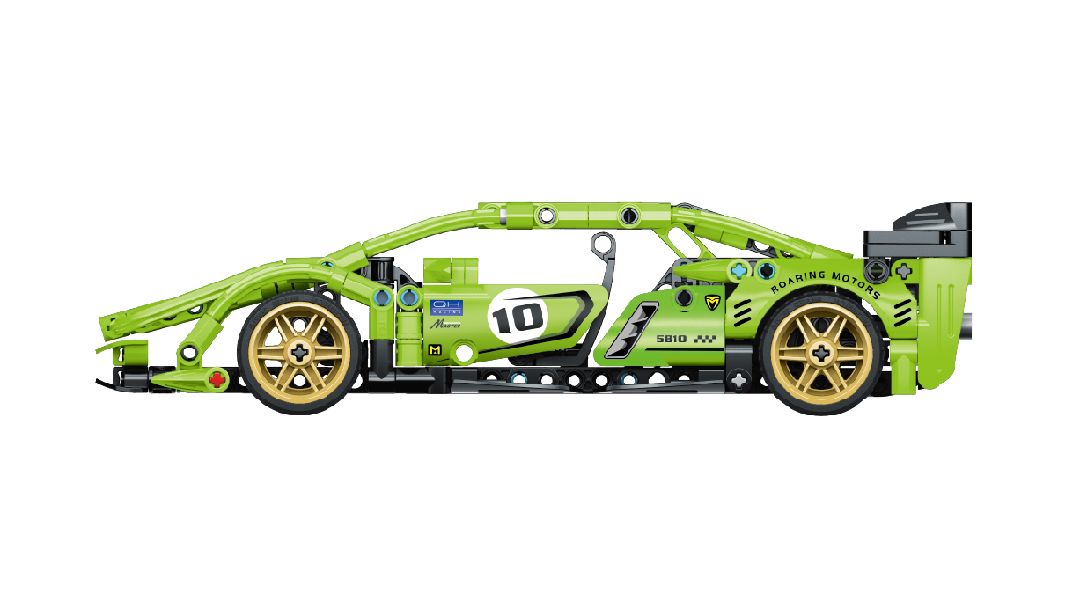 iM.Master Pull back - Super Car, Green - 457 pcs